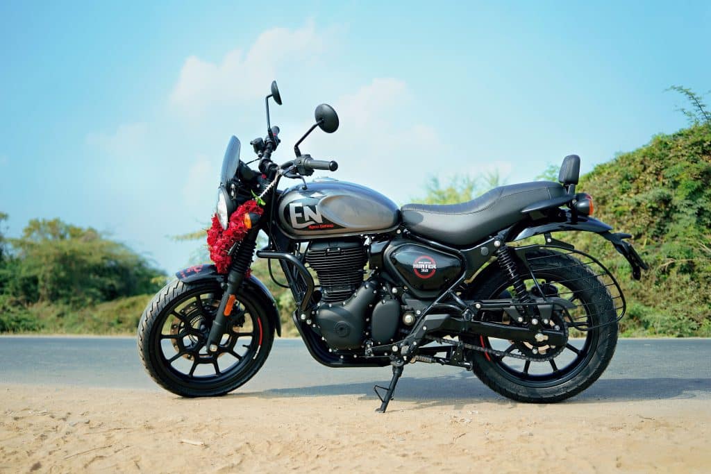 Royal Enfield Hunter 350 test moto A2